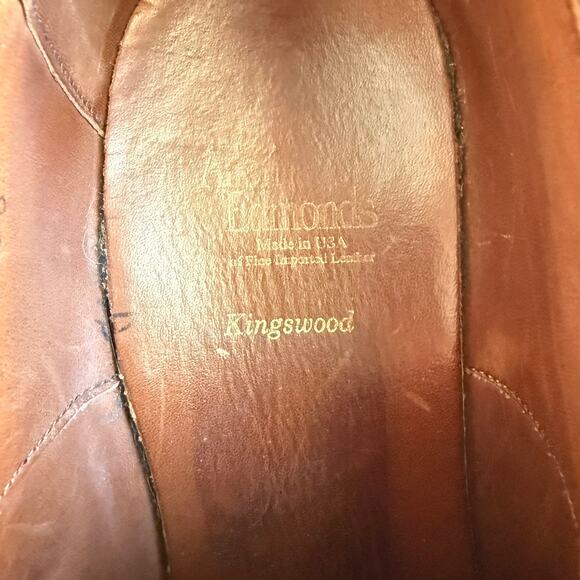 Allen Edmonds Kingswood Cap-Toe Oxford Black 12D Goodyear Welt USA - Picture 12 of 13